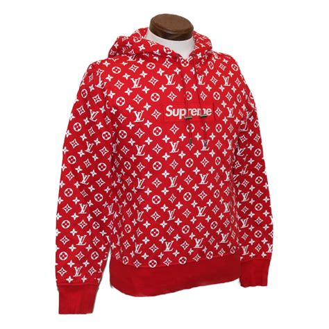 lv fabric hoodie